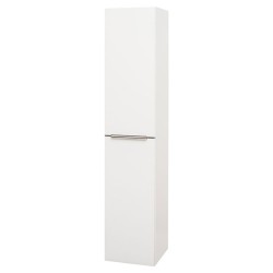 Mereo Mailo, koupelnová skříňka vysoká 170 cm, bílá, elox AL madlo (CN514LPN)
