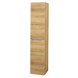 Mereo Mailo, koupelnová skříňka vysoká 170 cm, dub Riviera, elox AL madlo (CN524LPN)