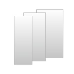 Mereo Mistica pevný díl skleněný, 100x190 cm, sklo Chinchilla 6 mm, rámový - chrom ALU (CK10304H)