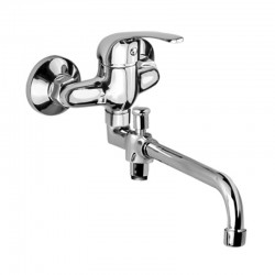 Mereo Nástěnná baterie do byt. jádra, Lila, 150 mm, s ramínkem ø 18 mm - 330 mm, bez přísluš. (CBEE60203)