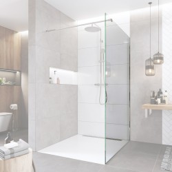 Mereo Novea sklo pro Walk in 85,4 x 200 cm, 8mm, EASY CLEAN, čiré (CK10602S)