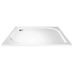 Mereo Obdélníková sprchová vanička, 110x80x3 cm, bez nožiček, litý mramor (CV82M)