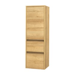 Mereo Opto koupelnová skříňka vysoká 125 cm, pravé otevírání, dub Riviera (CN924P)