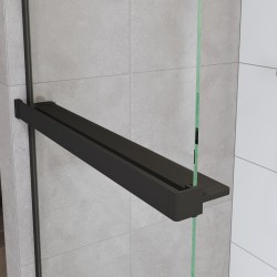 Mereo Polička k WALK IN, 120 cm, černý ALU (CK10620PB)