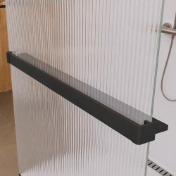 Mereo Polička k WALK IN do prostoru, 120 cm, černý ALU (CK10621PBD)