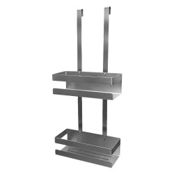 Mereo Polička na zavěšení na sprchové kouty, nerez (CK10622)