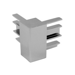 Mereo Roh plastový pro sprchové kouty LIMA, čtvercové, obdélníkové, chrom (CKND329K)