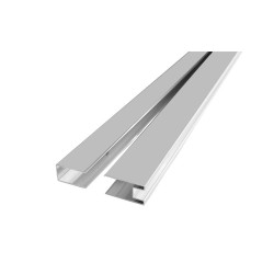 Mereo Sada fixačního a bočního profilu, pro CK1060xH, výška 2m, chrom ALU (CKND250W)