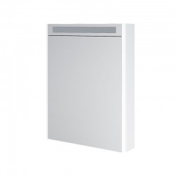 MEREO - Siena, koupelnová galerka 64 cm, zrcadlová skříňka, bílá lesk (CN415GB)