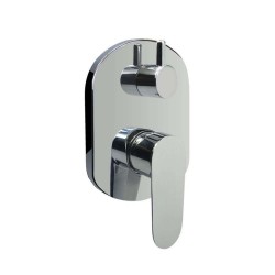 Mereo Sprchová podomítková baterie s přepínačem, Viana, Mbox, oválný kryt, hrom (CBE60106B)