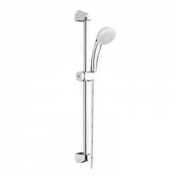 MEREO - Sprchová souprava, jednopolohová sprcha, sprchová hadice, nastavitelný držák, plast/chrom (CB900Y)