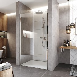 Mereo Sprchové dveře, Novea, jednokřídlé, pivotové, 70x200 cm, chrom ALU, sklo Čiré, L/P provedení (CK10903Z)