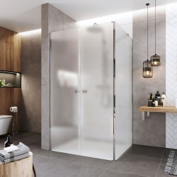 Mereo Sprchový kout, Novea, obdélník, 110x90x200 cm, chrom ALU, sklo Point (CK88562Z)