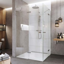 Mereo Sprchový kout, Novea, obdélník, pantový, 110x100 cm, chrom ALU, sklo Čiré (CK10516ZVR)