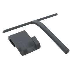 Mereo Stěrka na sklo silikonová, š. 280 mm, s držákem, šedá (CK20G)