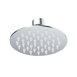 Mereo Talířová sprcha horní, Slim, kulatá, o 100 mm, s kloubem, nerez (CB485M)