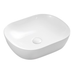 Mereo Umyvadlo na desku bez přepadu, 465x375x115 mm, oválné, keramické - pro zaslání na paletě (UC473812O)