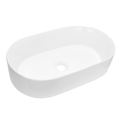 Mereo Umyvadlo na desku bez přepadu, 530x315x135 mm, oválné, keramické (UC533214O)