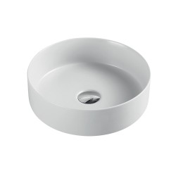 Mereo Umyvadlo na desku bez přepadu, Celie, 355x120 mm, kulaté, keramické - pro zaslání na paletě (UC363612C)