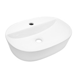Mereo Umyvadlo na desku bez přepadu, Lota, 505x385x120 mm, keramické (UC513912O)
