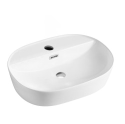 Mereo Umyvadlo na desku s přepadem, Lota, 500x380x150 mm, oválné, keramické (UC503815)