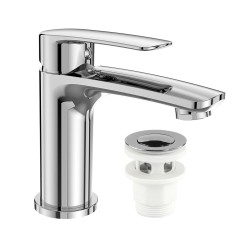Mereo Umyvadlová stojánková baterie, Pego, clic-clac CH03P, chrom (CB10104PC)