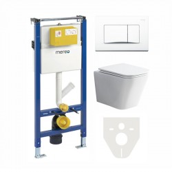 MEREO - WC komplet pro sádrokarton s příslušenstvím (MM02SETRB)