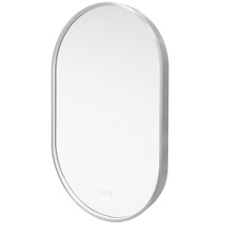 Mereo  Zrcadlo oválné 50x80 cm, LED osvětlení (CN170S)