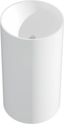 MEXEN - Ajax-01 Volně stojící umyvadlo z litého mramoru 45 x 45, bílá mat (26504500)