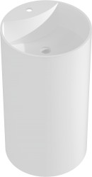 MEXEN - Ajax-02 Volně stojící umyvadlo z litého mramoru 45 x 45, bílá mat (26514500)