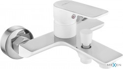 MEXEN - Alfa vanová baterie, bílá/chrom (745730-02)