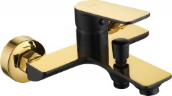 MEXEN - Alfa vanová baterie, černá/zlatá (745730-75)