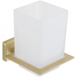 MEXEN - Arno držák se skleničkou, zlatá kartáčovaná (7020738-55)