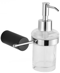 MEXEN - Aron dávkovač mýdla, černá/chrom (70881388-07)