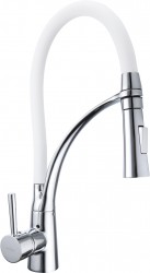 MEXEN - Aster dřezová baterie chrom / bílá - 73450-02 (73450-02)