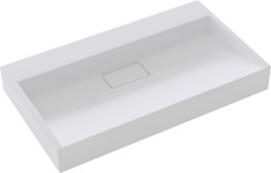 MEXEN - Ava umyvadlo na desku litý mramor B/O 50 x 38, bílá (23015000)