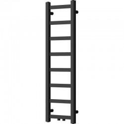 MEXEN - Bolt otopný žebřík/radiátor 1000 x 300 mm, 197 W, černá (W126-1000-300-00-70)