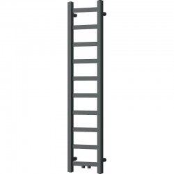 MEXEN - Bolt otopný žebřík/radiátor 1200 x 300 mm, 240 W, antracit (W126-1200-300-00-66)