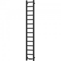 MEXEN - Bolt otopný žebřík/radiátor 1800 x 300 mm, 351 W, černá (W126-1800-300-00-70)