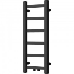 MEXEN - Bolt otopný žebřík/radiátor 700 x 300 mm, 141 W, černá (W126-0700-300-00-70)