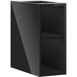 MEXEN - Box-A otevřená skříňka s policí 20, černá lesk (91AX2-0200-470-0-70)