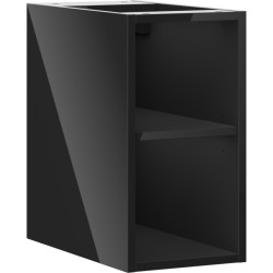 MEXEN - Box-A otevřená skříňka s policí 25, černá lesk (91AX2-0250-470-0-70)