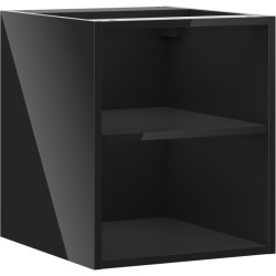 MEXEN - Box-A otevřená skříňka s policí 40, černá lesk (91AX2-0400-470-0-70)