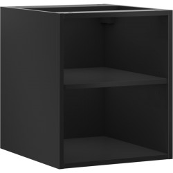 MEXEN - Box-A otevřená skříňka s policí 40, černá mat (91AX2-0400-470-0-71)