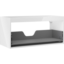 MEXEN - Box-A skříňka pro umyvadlo 100, 1 šuplík, bílá lesk (91AX0-1000-470-1-00)