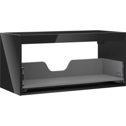 MEXEN - Box-A skříňka pro umyvadlo 100, 1 šuplík, černá lesk (91AX0-1000-470-1-70)