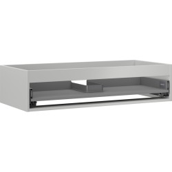 MEXEN - Box-A skříňka pro umyvadlo 100, 1 šuplík, šedý mat (91AX0-1000-235-1-62)