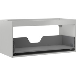 MEXEN - Box-A skříňka pro umyvadlo 100, 1 šuplík, šedý mat (91AX0-1000-470-1-62)