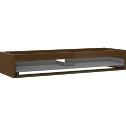 MEXEN - Box-A skříňka pro umyvadlo 140, 1 šuplík, ořech (91AX0-1400-235-1-86)