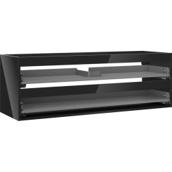 MEXEN - Box-A skříňka pro umyvadlo 140, 2 zásuvky, černá lesk (91AX0-1400-470-2-70)